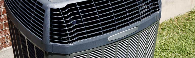 AC Unit During a Home Energy Audit